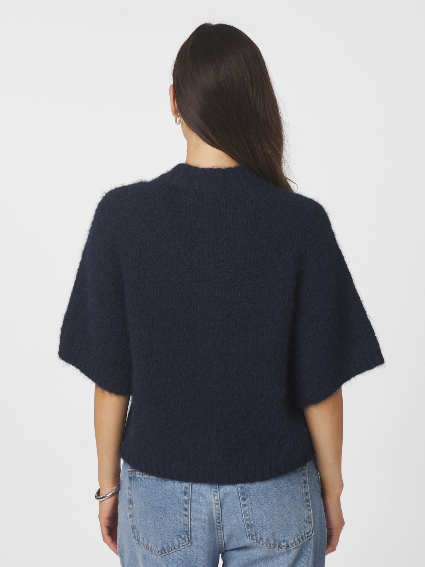 Neo Noir Benuta Fluffy Knit Cardigan